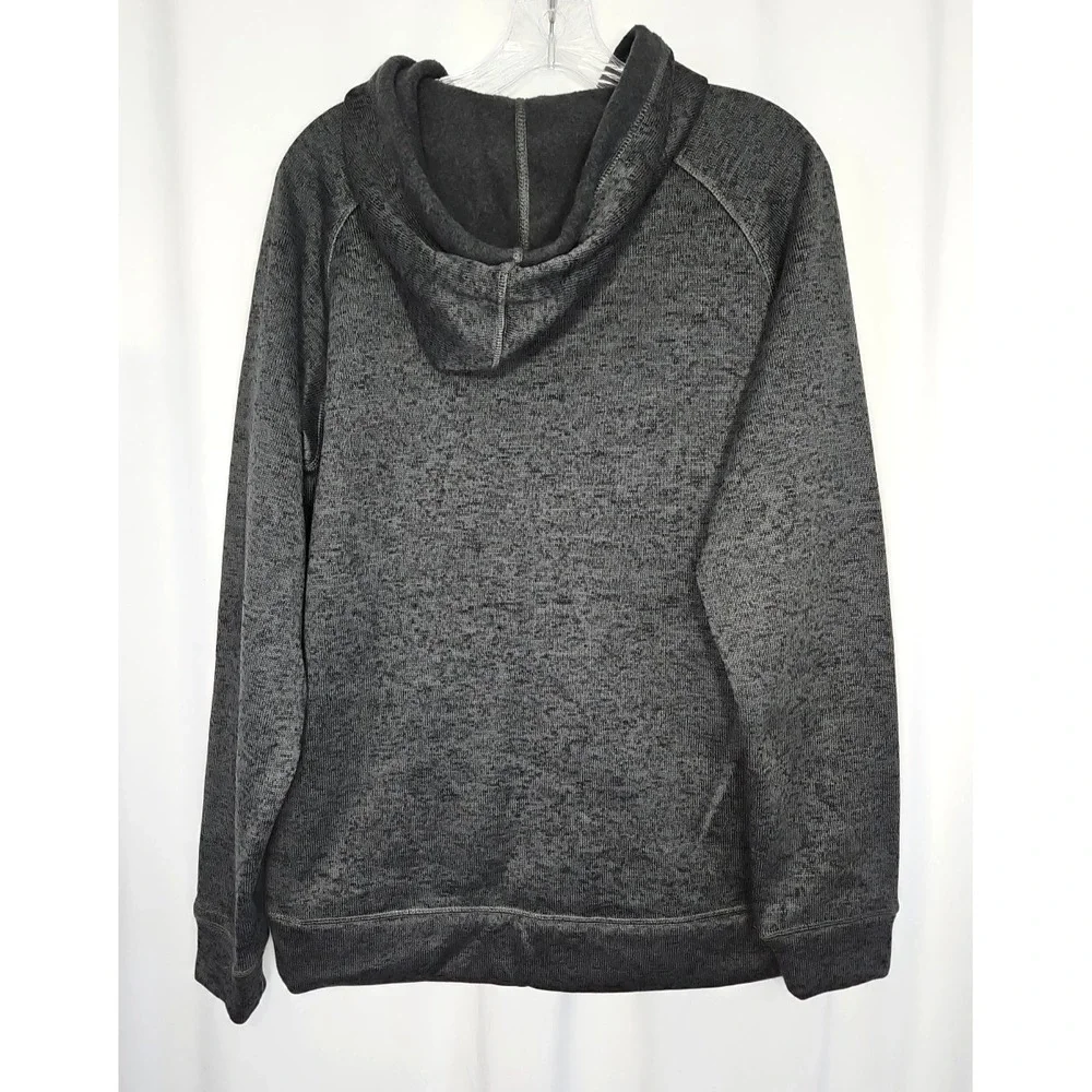 Caliville‎ Men's Heather Gray Fleece Pullover Hoodie w/ Kangaroo Pocket Size M